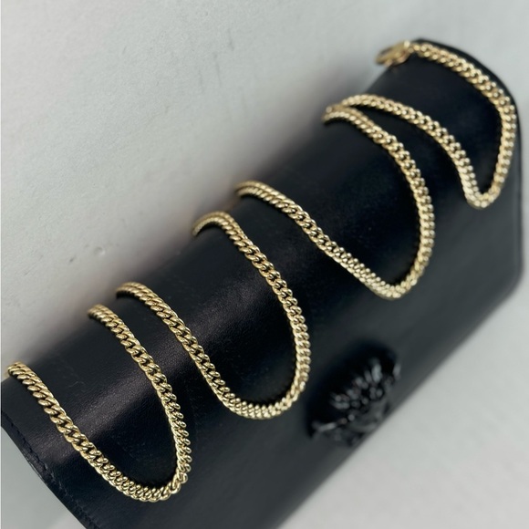 Versace Black and Gold Crossbody Bag with Medusa Logo - Picture 4 of 15